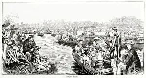 Crowded Prints: Henley Regatta 1894