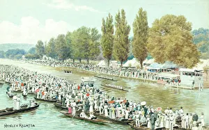 Oxfordshire Prints: Henley Royal Regatta, Henley-on-Thames, Oxfordshire