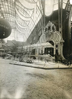 Aeronautique Gallery: Henri Farman stand at the Salon Aeronautique - Grand Palais