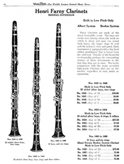 Henri Farny Clarinets