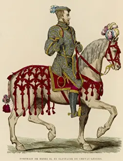 HENRI II ON HORSE