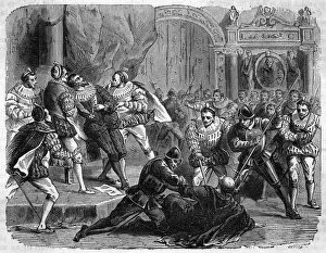 Images Dated 13th March 2018: HENRI III ASSASSINATED