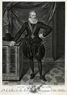 Henri IV, French Royalty, full length portrait