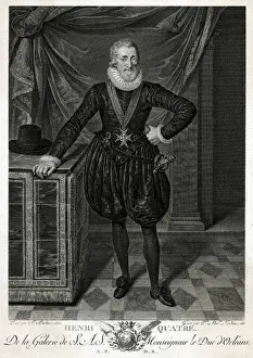 1553 Prints: Henri IV, French Royalty, full length portrait