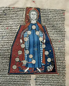 Initial Prints: Henricus de Segusio. 14th century. Jesus with the condemned