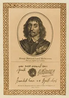 Auto Graph Prints: Henry 3rd Earl Arundel