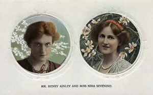 Gladys Collection: Henry Ainley and Nina Sevening - English stage actors