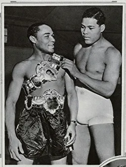Afro Prints: Henry Armstrong and Joe Louis, boxers