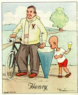 Envy Prints: Henry cartoon, Cone Envy, by Carl Anderson