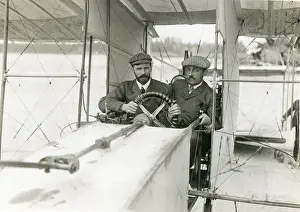 Ibis Prints: Henry Farman, 1874-1958, left, and Ernest Archdeacon in?