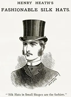 Henry Heaths, mens silk hats 1880