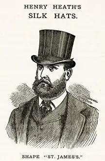 Henry Heaths, mens silk hats 1880