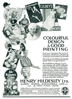 Buyers Prints: Henry Hildesley Advertisement