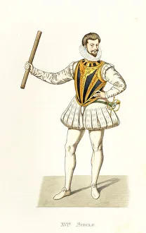 Edmond Lechevallier Chevignard Prints: Henry I or Scarface, Duke of Guise, 1550-1588
