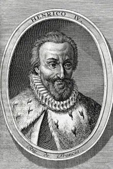 1748 Prints: Henry IV the Great (1553-1610). King of Navarre