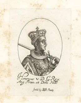 George Jones Prints: Henry V, King of England, 1486-1422
