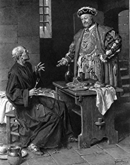 Henry VIII demands one hundred pounds from the Abbot Henry VIII demands one hundred pounds from the Abbot