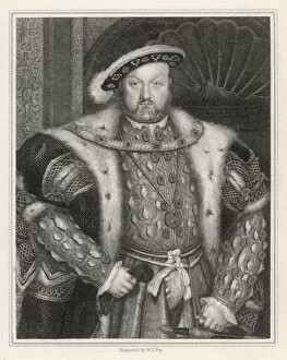 King Henry VIII Gallery: Henry VIII Engraving