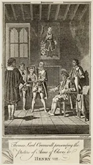 Cleves Prints: Henry VIII Sees Portrait