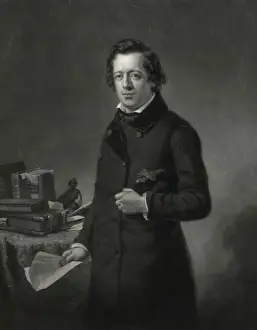 Beecher Prints: Henry Ward Beecher, three-quarter length portrait, standing