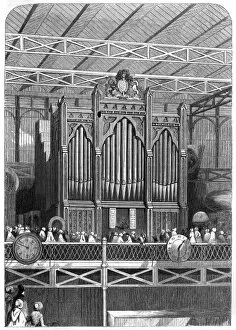 Images Dated 28th November 2011: Henry Willis Grand Organ at the Great Exhibition, 1851