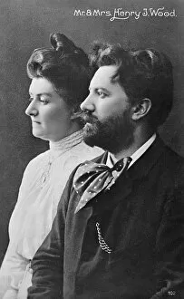 Henry Wood, English conductor, and his first wife