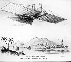 Hensons Aerial Steam Carriage of 1843