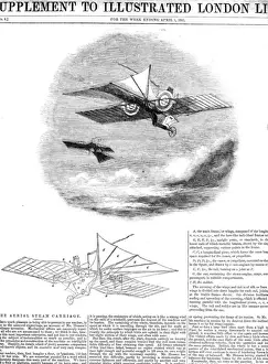 Hensons Prints: Hensons Aerial Steam Carriage