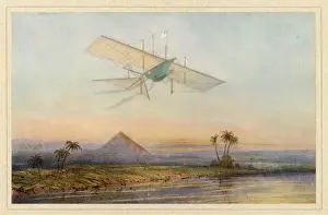 Looked Prints: Hensons Flying Machine