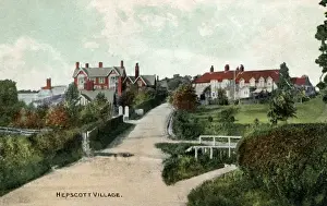 Hepscott Village, Northumberland, England