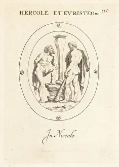 Nicolo Prints: Heracles and Eurystheus