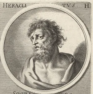 Ephesus Prints: Heraclitus, Greek philosopher from Ephesus, fl. c.500 BC