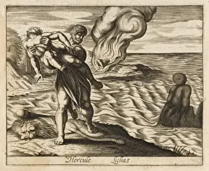 Throws Prints: Herakles and Lichas