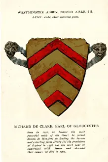 Gloucester Prints: Heraldic Arms, Westminster Abbey, London
