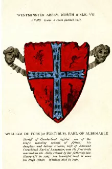Aisle Gallery: Heraldic Arms, Westminster Abbey, London