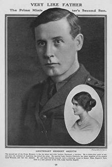 Herbert and Cynthia Asquith during World War One Herbert and Cynthia Asquith during World War One
