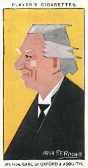 Cubist Prints: Herbert Henry Asquith - English politician