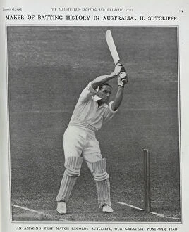 Swinging Collection: Herbert Sutcliffe, Cricketer