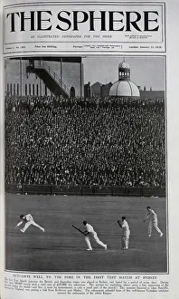 Batsman Prints: Herbert Sutcliffe, English Cricketer - The Ashes, Sydney