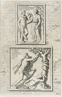 Images Dated 26th June 2014: Hercules, Hesperides, Ladon the dragon, golden apple