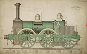 1844 Collection: Hercules, locomotive luggage engine
