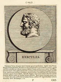 Gods And Heroes Prints: Hercules, Roman equivalent of the Greek divine hero Heracles