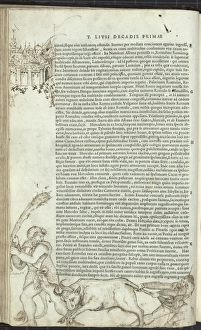 Deciding Gallery: Hercules strikes Cacus, and view of Rome