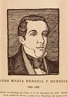 Instituto Prints: HEREDIA Y HEREDIA, Jose Mar&#xd860(1803-1839). Cuban