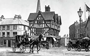 Herefordshire Prints: Hereford High Town Victorian period