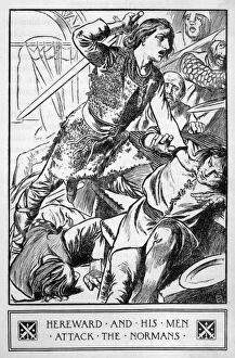 Hereward Attacks Normans