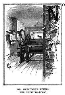 Herkomer Prints: Herkomers Printing Room
