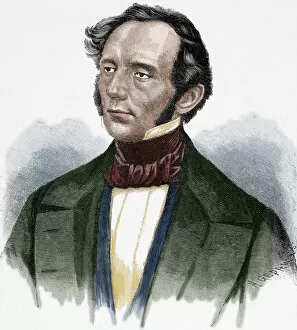 Images Dated 27th December 2012: Hermann von Beckerath (1801-1870). Colored engraving