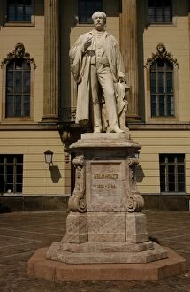 Images Dated 14th August 2006: Hermann von Helmholtz (1821-1894). Statue. Berlin. Germany