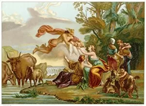 Nymphs Gallery: Hermes & Zeus (Lagrenee)